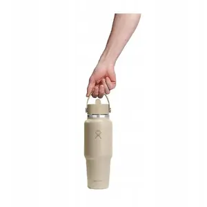 Термобутылка Hydro Flask Travel со складной соломинкой 946 мл — нержавеющая сталь, вакуумная изоляция