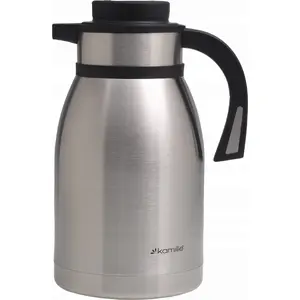 Термос Kamille 2222 INOX 2 л – нержавеющий изолированный кувшин, ёмкость 2 л