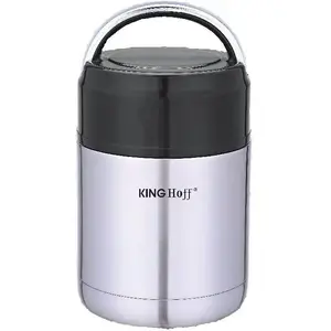 Термос для еды KingHoff KH-4375 0,8 л Серебристый