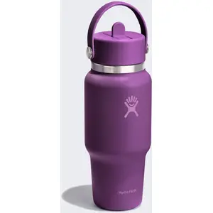 Термобутылка Hydro Flask Travel 710 мл со встроенной соломинкой, нержавеющая сталь