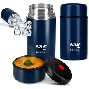 Термос для еды Nils Extreme NC3802 1000 мл синий