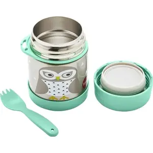Children's Thermos 3 Sprouts 3+ Owl 0.33 L Mint — insulated drink bottle