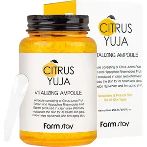 Face ampoule Farmstay Citrus Yuja 250 ml - Farmstay facial ampoule 250ml