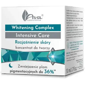 Whitening Complex night brightening facial concentrate 50 ml — AVA LABORATORIUM