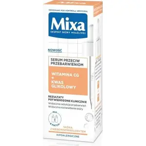 Sejas serums Mixa Vitamin C Serum 30 ml — antioksidantu izgaismojošs līdzeklis