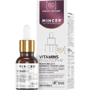 Сыворотка для лица и шеи Mincer Vitamins Philosophy №1005, укрепляющая формула, 15 мл