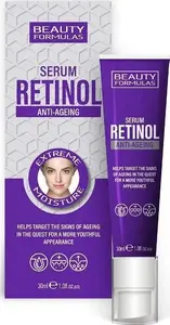 Sejas serums Beauty Formulas Retinol Anti-Ageing Serum 30 ml — mitrinošs retinola serums