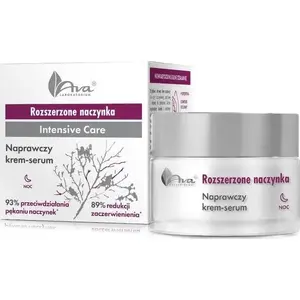 Nakts atjaunojošs krēms-serums Ava Rozszerzone naczynka, 50 ml – pret apsārtumu