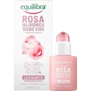 Sejas serums Equilibra Rosa gludinošs ar hialuronskābi 30 ml