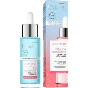 Увлажняющая сыворотка для лица Eveline Face Therapy Professional Serum Shot 2% гиалуроновая кислота 30 мл