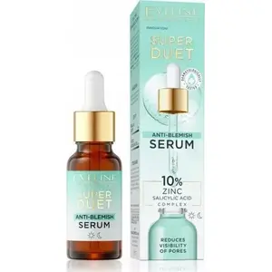Facial serum Eveline Super Duet for blemishes Zinc 18 ml