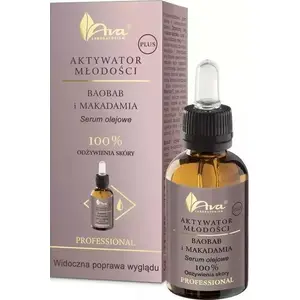 Serum activator Ava Aktywator Młodości Plus Baobab Makadamia 30 ml – facial anti-age concentrate