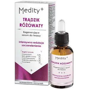 Regenerating facial serum for rosacea, Medity+ 30 ml