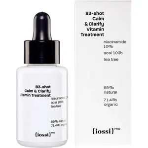 Serums Iossi B3‑Shot Calm & Clarify — koncentrēta vitamīnu ārstēšana ar nikotinamīdu, 30 ml