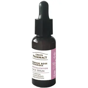 Revitalizing Face Serum Green Pharmacy Rose Damascena with Ceramides 30 ml