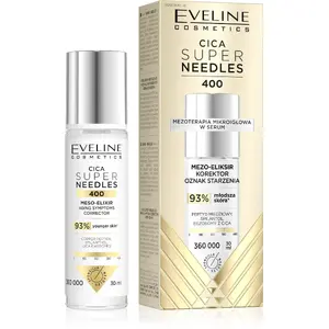 Сыворотка Eveline Cica Super Needles 400 Mezo-eliksir корректор признаков старения 30 мл
