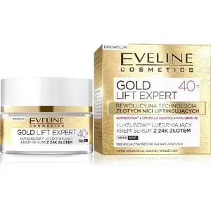 Крем‑серум для лица Eveline Gold Lift Expert 40+ дневной и ночной 50 мл