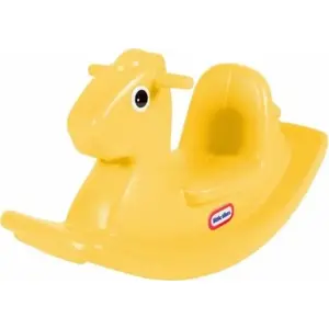 Rocking Horse Little Tikes model GXP-769582, yellow plastic children's toy
