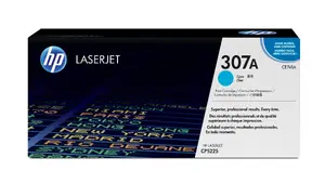 Toneris HP 307A Cyan (CE741A) — ciano lāzera druka, 7 300 lappušu, 1 gab.