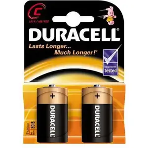 Батарейка Duracell C (R14) — упаковка 2 шт.