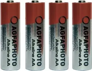 Viensreizējā alkaliskā baterija AgfaPhoto LR6 (AA), 1,5 V