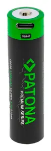 Rechargeable 18650 Li-Ion Battery PATONA 6525 — 3.7 V, 18×71 mm