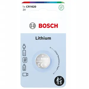 Battery Bosch CR1620B1/00 lithium coin cell — 1 piece