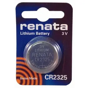 Lithium button battery CR2325 3V Renata — coin cell for watches, remote controls, calculators