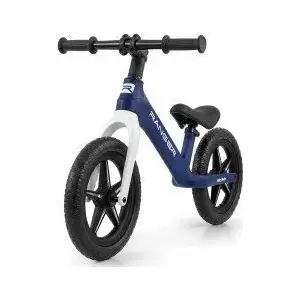 Balance bike milly mally Ranger Flash Navy — lightweight toddler two‑wheel training bike