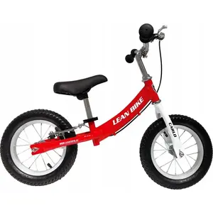 Līdzsvara velosipēds LEANToys CARLO 2619, stumjama bērnu velo, sarkans