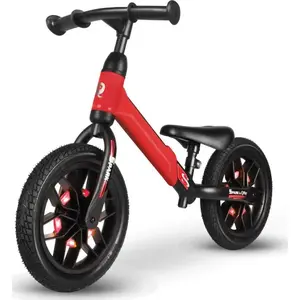 Balansa velosipēds Qplay Spark — bērnu skriešanas velosipēds, sarkans