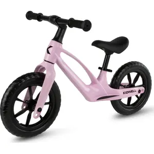 Balance bike Kidwell Vito Pink — kids' run bike, lightweight toddler first bike