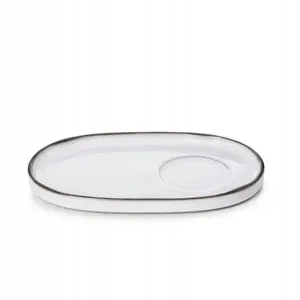 Oval dish Revol CARACTERE 'Biała Chmura' 18 x 11.1 cm