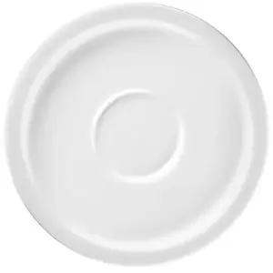 Šķīvis Ambition STONE Spodek 16,3 cm balts — keramikas apakštasīte krūzēm