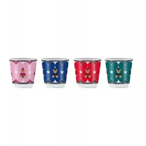 Espresso cup set BIALETTI Joyful Christmas — set of 4 cups for espresso