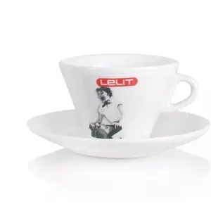 Latte cup Lelit PL303 270 ml ceramic milk foam cup for espresso-based drinks