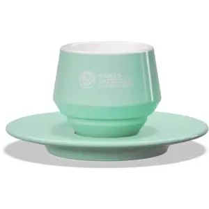 Cup Lumarko Filiżanka Club House World Latte Art Championship Geneva 120 ml – aquamarine