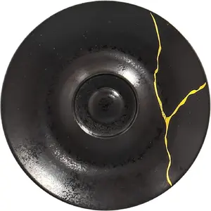 KINZO Spodek 12 cm — metāla paliktnis puķupodiem, diametrs 12 cm
