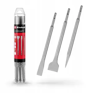 Chisel Set SDS Plus 3 pcs 250 mm, EINHELL