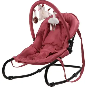 BabyBjörn baby bouncer 'Swan Ivy' pink — infant bouncer seat (model Ż-TRY-LE-01-11)