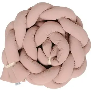 Бортик в кроватку BabyMatex Ochraniacz 30 x 200 Warkocz Muslin 12 — плетёный защитный бортик 30×200 см