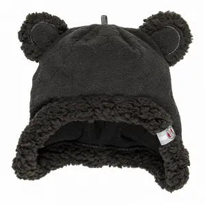 Bērnu cepure TB Print Lodger Hatter BotAnimal, izmērs 3–6 mēneši, krāsa Raven (HT 587_3-6)
