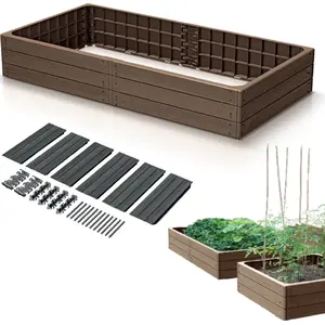 Garden bed panel Prosperplast Base Woody 1492×756 mm for raised flower or vegetable beds