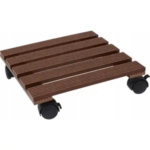 Plant pot stand on wheels Prosperplast 29 x 29 cm — mobile plant dolly