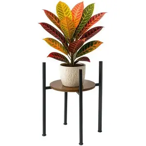 Standing Planter Ruhhy 41 cm 26049 — metal/indoor decorative pot stand