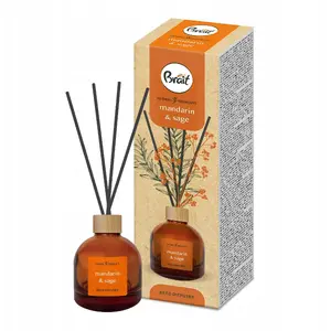 Difuuzors DRAMERS Herbal Moments Mandarynka Szałwia ar kociņiem, 100 ml