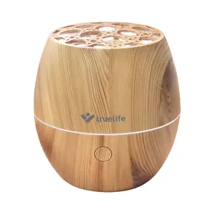 Ultraskaņas aromadifuzors TRUELIFE TLAIRDD3L — tvertne 0,12 l, līdz 25 m², koksnes cilindrisks dizains, 5 W AC