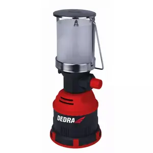Kempinga laterna Dedra 31A005 — pārnēsājams bateriju darbināms lukturis, 1 gab.