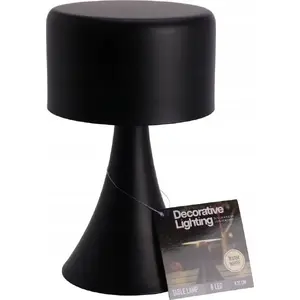 Table lamp Home&Styling Collection metal, black, 12 x 21 cm