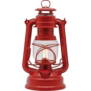 Laterna Feuerhand LED Baby Special 276, modelis 276-LED-ROT, rubīna sarkans LED